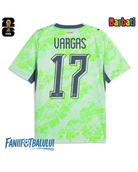 Elveția Ruben Vargas #17 Tricou Fotbal Replică Mondial 2026 Barbati Deplasare